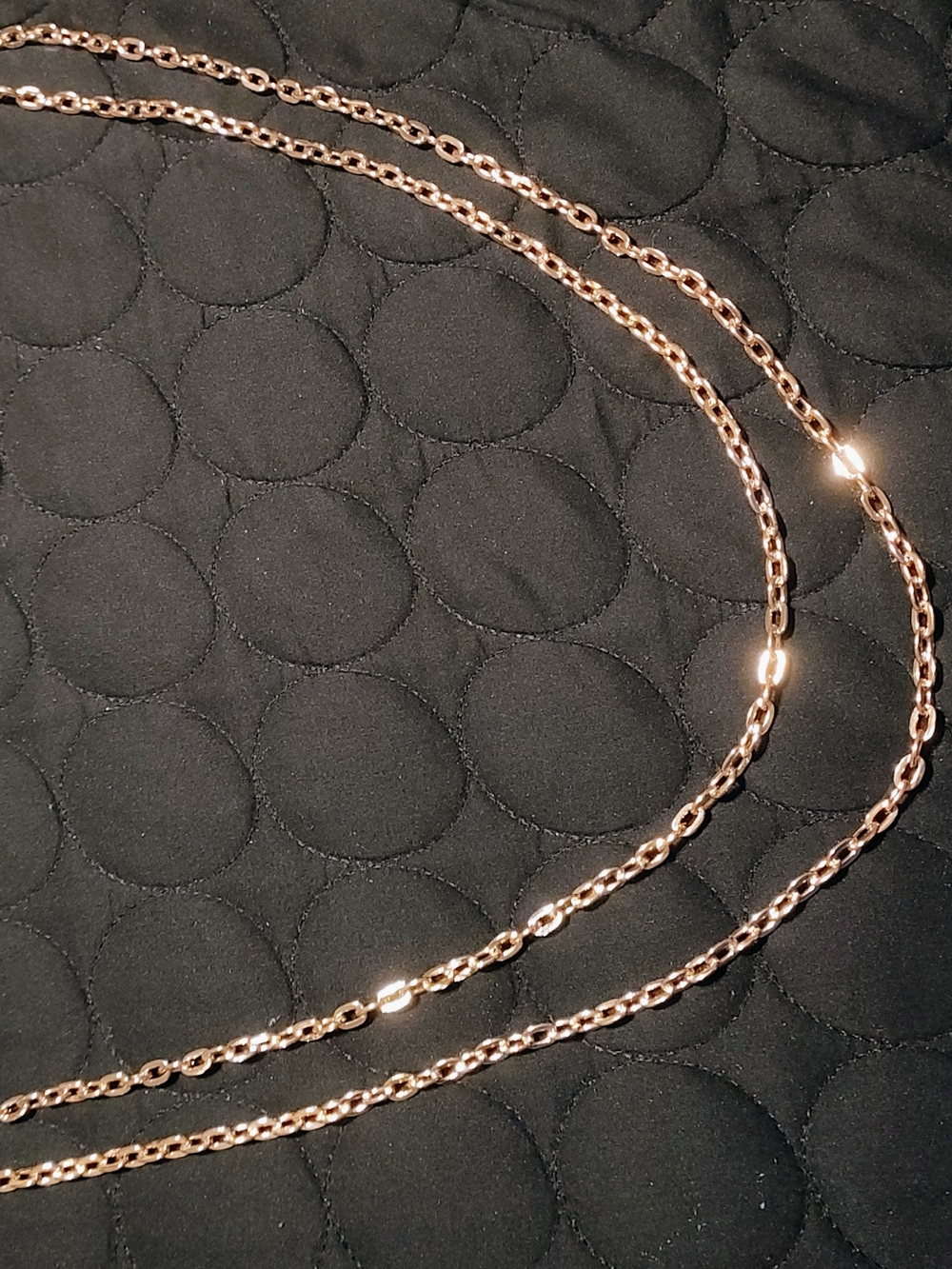 Source Unknown Rose Gold Chain Strap Wristlet - Metallic Pink